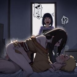1boy 2girls ?! ai_generated ass big_ass big_breasts blush bob_cut boruto:_naruto_next_generations breasts brother_in_law_and_sister_in_law brown_hair byakugan caught caught_in_the_act cheating cheating_husband completely_nude cucked_by_sister cuckquean embarrassed eyeless eyeless_male female fucked_senseless fucked_silly hair_between_eyes hi_res husband_and_wife hyuuga_hanabi hyuuga_hinata kimono kneeling light-skinned_female light-skinned_male light_skin long_hair looking_at_another looking_at_partner looking_at_viewer male muscular muscular_male naruto naruto_(series) netorare nipples ntr nude on_bed peephole penetration penis pleasure_face ponytail purple_hair pussy sex shirt short_hair siblings sisters skirt smile straddling straight surprised surprised_expression thxxx59 toned toned_female uncensored uzumaki_hinata uzumaki_naruto vaginal_penetration vaginal_sex voyeur voyeurism walk-in whisker_markings whiskers white_eyes yellow_hair
