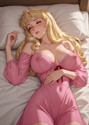 ai_generated aurora_(sleeping_beauty) breasts disney disney_princess female princess royalty sleeping_beauty_(1959_film)