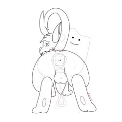 anal anthro backsack baron_the_raichu baron_the_raichu_(character) ditto gaping male male_anus male_only male_penetrating nintendo penis pokemon pokemon_(species) raichu video_games