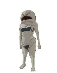 artist_self-insert bikini bikini_bottom bikini_top filth_(artist) monster penis_peeking solo_male