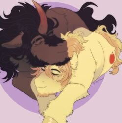 braeburn_(mlp) feral horn horse king_sombra_(mlp) male male_only my_little_pony nude pony tagme_(artist) unicorn unicorn_horn