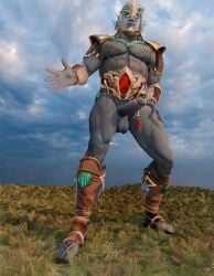 balls big_penis dick gay kotal_kahn mortal_kombat mortal_kombat_11 nude nude_male penis