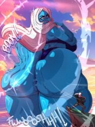 1female 1females 1girl 1girls ass blue_diamond_(steven_universe) female girl okioppai solo_female solo_girl steven_universe tagme