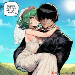 1girl 1girls ai_assisted ai_generated anime anime_style big_ass big_breasts boobs breasts caption clitoris comic comic_page couple curvaceous curvaceous_body curvaceous_female curvaceous_figure dialogue female female_focus fit_female girl girly green_hair hentai hourglass_figure huge_ass huge_breasts husband husband_and_wife manga manga_page one-punch_man patreon pussy romantic romantic_couple sexy shiny sparklie speech_bubble story tatsumaki text text_bubble uncensored vagina voluptuous voluptuous_female waifu waifu_diffusion wedding wedding_dress wedding_ring wedding_veil wife wife_and_husband woman