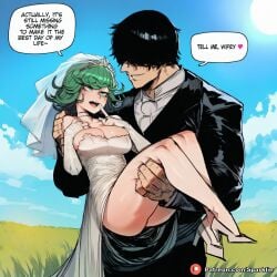1girl 1girls ai_assisted ai_generated anime anime_style big_ass big_breasts boobs breasts caption clitoris comic comic_page couple curvaceous curvaceous_body curvaceous_female curvaceous_figure dialogue female female_focus fit_female girl girly green_hair hentai hourglass_figure huge_ass huge_breasts husband husband_and_wife manga manga_page one-punch_man patreon pussy romantic romantic_couple sexy shiny sparklie speech_bubble story tatsumaki text text_bubble uncensored vagina voluptuous voluptuous_female waifu waifu_diffusion wedding wedding_dress wedding_ring wedding_veil wife wife_and_husband woman