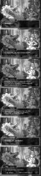 arniro arniro111 asphyxiation coiled coiled_tail coiling comic constriction english_text female female_only female_prey full_color restrained saliva saliva_trail snake snake_tail swamp unwilling_prey unwilling_vore vore vore_comic