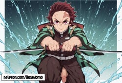 ai_art ai_generated anime anime_character anime_screencap anime_style bara big_ass big_balls big_muscles big_penis gay gay_domination gay_male muscles muscular muscular_male yaoi