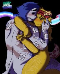 blue_hair blush boypussy buff_male chubby chubby_male cuntboy elliot_(forsaken) elliot_(work_at_a_pizza_place) forsaken_(roblox) guest_(roblox) guest_1337_(forsaken) guest_1337_(the_last_guest) healed_cuts healed_scars love lovers mlm mlm_flag pizza pride pride_flag pride_month roblox robloxian romantic scars scars_on_arm scars_on_back scars_on_chest scars_on_face scars_on_hand scars_on_legs scars_on_thighs self_harm_scars top_scars trans_boy trans_male trans_man transexual transgender white_skin yellow_fur yellow_hair