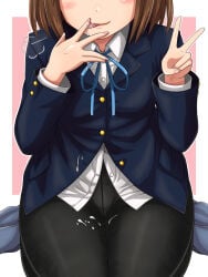 1girl 1girls 2026 artist_request cum k-on! school_uniform tagme yui_hirasawa_(k-on!)