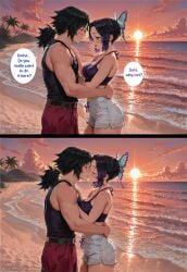 1boy 1boy1girl 1girl 1girl1boy about_to_have_sex adorable ai_generated bare_breasts bare_skin beach_background big_breasts big_butt big_cock big_penis big_thighs black_hair blush blush_lines blushing butterfly_hair_ornament closed_eyes clothed_female clothed_male clothes couple curvy curvy_body curvy_female curvy_figure deep_kiss deep_kissing demon_slayer embrace embracing embracing_another embracing_each_other english_dialogue female female/female giving_in_to_pleasure giyushino grabbing grabbing_neck grabbing_waist hetero heterosexual holding holding_each_other holding_neck holding_partner holding_waist horny horny_female horny_male hug hugging hugging_another hugging_partner imminent_sex kimetsu_no_yaiba kiss kiss_on_lips kissing kochou_shinobu looking_pleasured love love_making lovers loving_couple loving_it loving_kiss making_love male male/female male_on_female moan moaning moaning_female moaning_in_pleasure muscular muscular_male myaicrush passionate pleasure pleasure_face pleasured pleasured_face pleasured_female pleasured_male seductive seductive_expression seductive_eyes seductive_female seductive_gaze seductive_look seductive_smile smooth_skin speech speech_bubble straight tomioka_giyuu undressing undressing_another undressing_partner wanting_cock wanting_fucked wanting_more