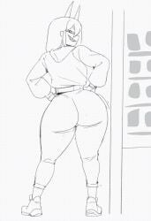 1girls animated ass_shake big_ass big_hips big_thighs chainsaw_man demon demon_girl female female_only full_body garp_sand gif horns huge_ass huge_hips power_(chainsaw_man) sharp_teeth sketch solo solo_female wide_hips