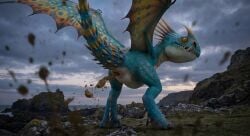 2026 ai_generated butt cloaca deadly_nadder dragon feces female fetish how_to_train_your_dragon poop pooping scat solo stormfly tagme wyvern