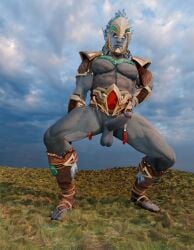 balls big_penis dick gay kotal_kahn mortal_kombat mortal_kombat_11 nude nude_male penis