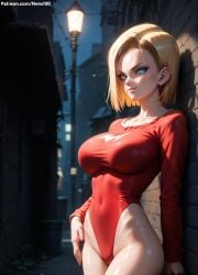 1girls 2d ai_generated android_18 areolae armpit bare_arms bare_legs bare_shoulders belly big_breasts bikini bikini_bottom bikini_top blonde blonde_female bob_cut chest curvaceous_female curvaceous_figure curvy curvy_figure cute cute_face detailed dragon_ball dragon_ball_z eyelashes eyeshadow female female_only fit fit_female focus hair high_quality hourglass_figure huge_breasts inviting_to_sex kai_harn large_breasts legs light-skinned_female light_skin lips lipstick makeup mascara mature mature_female mature_woman muscular nero100 outdoors outside pale-skinned_female pale_skin perky_breasts posing seductive seductive_look short_hair stable_diffusion strong_female swimsuit swimwear tagme thighs urvaceous