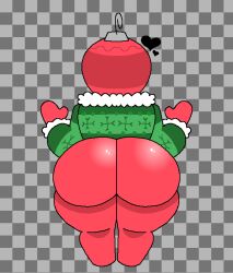 1girl ass ass_bigger_than_head ass_focus back back_turned back_view behind behind_view bobette_(dandy's_world) butt butt_focus buttocks dandys_world female female_focus female_only ferman heart hearts red_body red_skin sexy sweater thick thick_ass thick_butt thick_hips thick_legs thick_thighs thighs voluptuous voluptuous_female