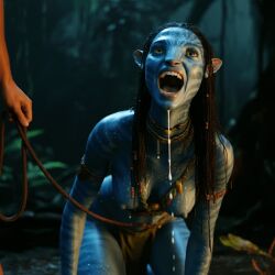 ai_generated alien alien_girl avatar blue_skin na'vi neytiri tagme