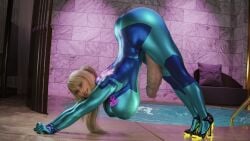 1futa 3d arched_back ass big_ass big_breasts big_butt blonde_futa blonde_hair blonde_hair bodysuit breasts cat_stretch dead_or_alive futa_only futanari huge_ass huge_breasts huge_butt large_ass large_breasts large_butt metroid nintendo samus_aran skin_tight skin_tight_outfit skintight skintight_bodysuit skintight_clothing smiling solo stalkek tagme thick_thighs thighs tight_bodysuit yoruichi_stretch zero_suit zero_suit_samus