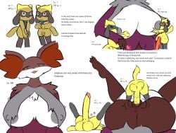 big_breasts breastfeeding breastmilk delphox dilated_pupils dizzy excited female_delphox growing_penis growth huge_ass huge_balls huge_breasts huge_cock larger_female larger_penetrated level_difference level_up male_pokemon/female_pokemon male_riolu mating_press mindless nature penis_growth penis_growth_(development) pokemon pokemon_(species) precum resisting resisting_pleasure riolu shiny_delphox shiny_pokemon shiny_riolu size_difference small_but_hung small_dom_big_sub small_penis smaller_male smaller_penetrating_bigger submissive_female tanbagel_ text tiny_penis vaginal_insertion vaginal_penetration vaginal_sex white_background