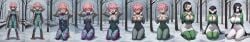 ai_generated amelieai ass_expansion breast_expansion female gardevoir hair_color_change hair_growth human_to_pokemon large_ass large_breasts lip_expansion lips mina_ashido my_hero_academia pokemon pokemon_(species) thick_thighs thigh_expansion transformation transformation_sequence wide_hips