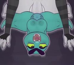 (handy) animated big_breasts brawl_stars breasts completely_nude_female eve_(brawl_stars) feet looking_up open_legs penis sfcompany1e_(artist) sound tagme vaginal_penetration video