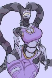 breasts curvy null_trooper overwatch overwatch_2 puller robot_girl robot_humanoid saidra stalker thighs