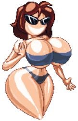 alpha_channel big_breasts bikini bimbo boobs_and_butt_pose boobs_bigger_than_head breasts breasts_bigger_than_head breasts_bigger_than_torso casetermk doll female for_sticker_use huge_ass huge_breasts knick_knack pixel_art png png_conversion png_file smile sticker sticker_template stickers sunglasses sunnification tagme thick_thighs thin_waist transparent_background transparent_png wide_hips