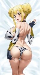 ass blonde_hair cow_girl fairy_tail female_only lucy_heartfilia solo t3x