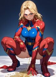 ai_generated anime anime_style captain_marvel peeing peeing