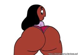 1girls ass_shake big_ass blackmorty_(artist) bubble_ass bubble_butt connie_maheswaran doompypomp doompypomp_(style) fat_ass huge_ass looking_back shaking_ass shaking_butt solo steven_universe twerk twerking