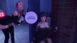 3girls alley alleyway breasts car fishnet_legwear fishnets gangbang high_heels hooker hyuuga_hinata in_car inviting_to_sex longer_than_30_seconds longer_than_one_minute looking_at_viewer naruto offering_sex porn prostitute prostitution public_sex red_light_district sakura_haruno seductive sex_work sex_worker skimpy_clothes slut slutty_clothing streetwalker tagme thighhighs tofu86 video whore