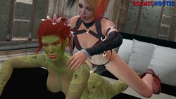 2girls 3d batman:_arkham_knight batman_(series) belly black_hair blonde_hair blue_eyes boots bra breasts cleavage completely_naked completely_naked_female completely_nude completely_nude_female cosmicnoctis dc dc_comics dildo duo dyed_hair female female_only female_penetrated female_penetrating female_penetrating_female flower green-skinned_female green_eyes green_skin hair_flower hand_on_shoulder harley_quinn harley_quinn_(arkham) harley_quinn_(arkham_knight) harness lipstick lying makeup multicolored_hair navel nipples on_stomach pamela_isley panties poison_ivy poison_ivy_(arkham) poison_ivy_(arkham_knight) prone_bone red_hair red_lipstick rocksteady_studios sex sex_toy source_filmmaker strap-on three_tone_hair tied_hair twintails yuri