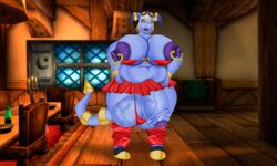 1futa chubby dickgirl draenei dreadknight futanari huge_ass hyper hyper_breasts hyper_nipples hyper_penis hyper_testicles intersex obese solo solo_futa uncensored warcraft world_of_warcraft