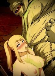 ai_generated alien_on_human bad_end big_breasts blonde_hair blue_eyes blush breasts broken chains defeated defeated_heroine degradation dominant dominant_male domination edit fit_female holding_leash humiliated humiliating humiliation hutt jabba's_palace jabba_the_hutt large_breasts leash leash_pull looking_up master master_and_pet master_and_servant master_and_slave metroid nude nude_female obedience obedient obedient_sub owned owned_bitch ownership ponytail samus_aran slave slave_collar slime slime_on_body slime_on_breasts slime_on_face slimy_body slimy_tongue spitting spitting_on_face spittle star_wars submission submissive submissive_female tongue tongue_out