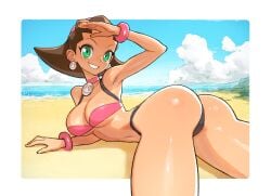 1girls ass ass_focus breasts cleavage mega_man mega_man_legends thighs tron_bonne underboob