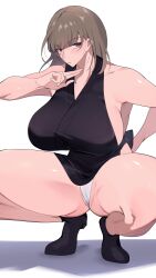 1girls big_breasts blush breasts cleavage clothed clothing female female_focus female_only huhuhu4949 tagme