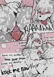 begging comic female fur grey_fur incest knot male mother mother_and_son mrs._krita parent paru_(artist) penetration sex son straight sudd sweat vaginal_penetration