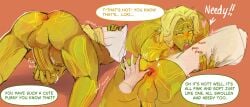 2boys adam_warlock anus ass ass_focus asshole dialogue gay illusionistscribe loki_(marvel) marvel marvel_rivals masturbation offscreen_character panting speech_bubble yaoi