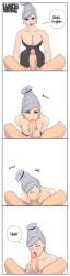 ayase_seiko big_breast big_penis blowjob blowjob_only comic comic_page dandadan deviantart deviantart_username licking_penis manga oral oral_only oral_penetration oral_sex seiko_ayase sucking_penis