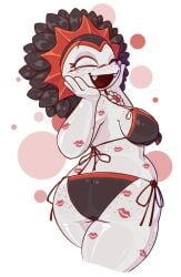 1girls 87_g0d anthro anthrofied ass bikini breasts breasts female flora_fauna from_behind lipstick lipstick_mark plant plant_girl plant_humanoid plantie plants_vs._zombies plants_vs_zombies popcap_games pussy sunflower_(pvz) vampire vampire_sunflower_(pvz) vivi_(fuk044)