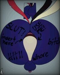 asmodeus_(helluva_boss) ass ass_focus balls big_ass cum cum_in_ass cum_inside doopie doopkaboom_(artist) free_use gay helluva_boss hole_in_wall huge_ass leaking_cum small_penis solo tagme tally_marks vivziepop writing_on_body