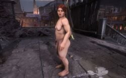 dragon_age_the_veilguard dwarf_female feet freckles freckles_on_ass freckles_on_face ginger lace_harding nude_mod red_hair thick thick_ass thick_legs thick_thighs