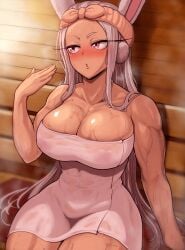 athletic_female big_breasts kankanharurukan miruko my_hero_academia rumi_usagiyama