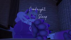 feet foot_fetish furry_female mamagen mommy_kink mrhighvoice pawpads paws pointy_teeth smiling_at_viewer vrchat