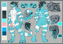 dragon lizard model_sheet neodokuro reptile scalie