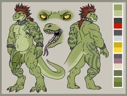 lizard model_sheet neodokuro reptile scalie