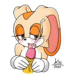 cream the rabbit from sega by kio