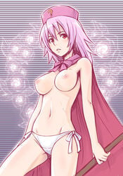 benesse breasts face ha-ru hatena_yousei nipples panties side-tie_panties tagme topless underwear