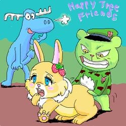 anthro_on_feral anthro_penetrating_feral flippy flippy_(htf) happy_tree_friends lumpy_(htf) tagme