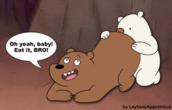 anal bear duo grizzly_(character) grizzly_bear ice_bear laytonsapprentice male mammal oral polar_bear rimming sex we_bare_bears yaoi