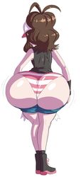 ass_built_separately axel-rosered big_butt boots bubble_butt butt butt_expansion color female full_of_gas hilda_(pokemon) huge_ass human hyper_butt jean_shorts laced_boots large_butt nintendo panty pokemon pokemon_bw pokemon_trainer presenting smelly_butt